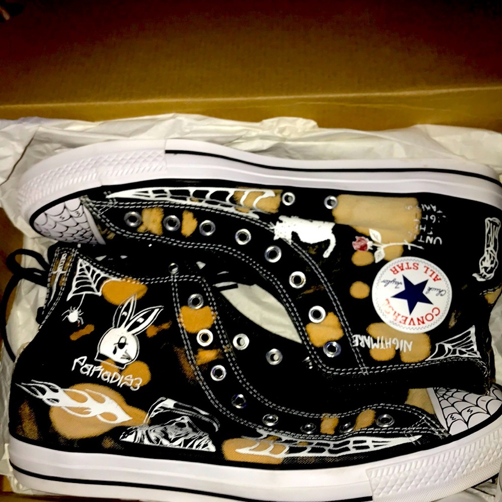 Converse CTAS Pro Sean Pablo bleach high top skate shoes